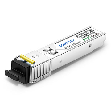 Cisco Compatible 1000BASE-BX-D BiDi SFP 1550nm-TX/1310nm-RX 3km DOM SC SMF Transceiver Module